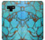 S2685 アクアターコイズ宝石グラフィックプリント Aqua Turquoise Gemstone Graphic Printed Note 9 Samsung Galaxy Note9 バックケース、フリップケース・カバー