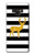 S2794 黒と白のストライプ 金の鹿 Black and White Striped Deer Gold Sparkles Note 9 Samsung Galaxy Note9 バックケース、フリップケース・カバー