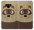 S2825 かわいいアライグマ Cute Cartoon Raccoon Note 9 Samsung Galaxy Note9 バックケース、フリップケース・カバー