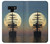 S2897 海賊船 ムーン・ナイト Pirate Ship Moon Night Note 9 Samsung Galaxy Note9 バックケース、フリップケース・カバー