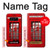 S0058 ロンドン〔イギリス〕の赤い電話ボックス Classic British Red Telephone Box Note 8 Samsung Galaxy Note8 バックケース、フリップケース・カバー