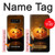 S1083 南瓜 蜘蛛 蝋燭 ハロウィーン Pumpkin Spider Candles Halloween Note 8 Samsung Galaxy Note8 バックケース、フリップケース・カバー