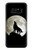 S1981 オオカミは 月にハウリング Wolf Howling at The Moon Note 8 Samsung Galaxy Note8 バックケース、フリップケース・カバー