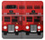S2058 英国のダブルデッカーバスミニマリスト England British Double Decker Bus Minimalist Note 8 Samsung Galaxy Note8 バックケース、フリップケース・カバー