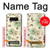S2179 ヴィンテージ花のパターン Flower Floral Vintage Art Pattern Note 8 Samsung Galaxy Note8 バックケース、フリップケース・カバー