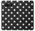 S2299 黒い水玉 Black Polka Dots Note 8 Samsung Galaxy Note8 バックケース、フリップケース・カバー