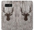 S2505 トナカイ古い木材グラフィックプリント Reindeer Head Old Wood Texture Graphic Printed Note 8 Samsung Galaxy Note8 バックケース、フリップケース・カバー