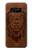 S2529 レオゾディアックタトゥーブラウングラフィック Leo Zodiac Tattoo Brown Graphic Print Note 8 Samsung Galaxy Note8 バックケース、フリップケース・カバー