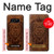 S2529 レオゾディアックタトゥーブラウングラフィック Leo Zodiac Tattoo Brown Graphic Print Note 8 Samsung Galaxy Note8 バックケース、フリップケース・カバー