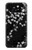 S2544 黒花柄の着物 Japanese Kimono Style Black Flower Pattern Note 8 Samsung Galaxy Note8 バックケース、フリップケース・カバー