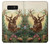 S2841 ヴィンテージ トナカイ クリスマス Vintage Reindeer Christmas Note 8 Samsung Galaxy Note8 バックケース、フリップケース・カバー
