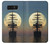 S2897 海賊船 ムーン・ナイト Pirate Ship Moon Night Note 8 Samsung Galaxy Note8 バックケース、フリップケース・カバー