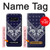 S3357 ネイビーブルーバンダナパターン Navy Blue Bandana Pattern Note 8 Samsung Galaxy Note8 バックケース、フリップケース・カバー