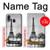 S2350 古いパリエッフェル塔 Old Paris Eiffel Tower Samsung Galaxy A40 バックケース、フリップケース・カバー