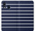 S2767 ネイビーホワイトストライプ Navy White Striped Samsung Galaxy A40 バックケース、フリップケース・カバー