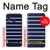 S2767 ネイビーホワイトストライプ Navy White Striped Samsung Galaxy A40 バックケース、フリップケース・カバー