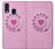 S2847 ピンクロータリー電話 Pink Retro Rotary Phone Samsung Galaxy A40 バックケース、フリップケース・カバー