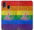 S2900 レインボーLGBTレズビアンプライド旗 Rainbow LGBT Lesbian Pride Flag Samsung Galaxy A40 バックケース、フリップケース・カバー
