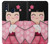S3042 雛人形 着物桜 Japan Girl Hina Doll Kimono Sakura Samsung Galaxy A40 バックケース、フリップケース・カバー
