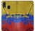 S3306 コロンビアの旗ビンテージフットボールのグラフィック Colombia Flag Vintage Football Graphic Samsung Galaxy A40 バックケース、フリップケース・カバー