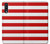 S2364 赤と白のストライプ Red and White Striped Samsung Galaxy A50 バックケース、フリップケース・カバー