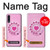 S2847 ピンクロータリー電話 Pink Retro Rotary Phone Samsung Galaxy A50 バックケース、フリップケース・カバー