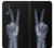 S3101 X線平和サイン手指 X-ray Peace Sign Fingers Samsung Galaxy A50 バックケース、フリップケース・カバー