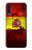 S2984 スペインサッカー Spain Football Soccer Flag Samsung Galaxy A70 バックケース、フリップケース・カバー