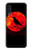 S3328 カラス赤い月 Crow Red Moon Samsung Galaxy A70 バックケース、フリップケース・カバー