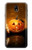 S1083 南瓜 蜘蛛 蝋燭 ハロウィーン Pumpkin Spider Candles Halloween Samsung Galaxy J7 (2018) バックケース、フリップケース・カバー