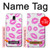 S2214 ピンクの唇のキス Pink Lips Kisses Samsung Galaxy J7 (2018) バックケース、フリップケース・カバー