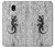 S2446 木材のヤモリ グラフィックプリント Gecko Wood Graphic Printed Samsung Galaxy J7 (2018) バックケース、フリップケース・カバー