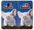 S0608 私はベーコンが大好き かわいい子ブタ I Love Bacon Cute Baby Pig Samsung Galaxy J3 (2018) バックケース、フリップケース・カバー