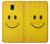 S1146 スマイル黄色の日 Yellow Sun Smile Samsung Galaxy J3 (2018) バックケース、フリップケース・カバー