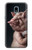 S1273 クレイジー豚 Crazy Pig Samsung Galaxy J3 (2018) バックケース、フリップケース・カバー
