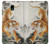 S2751 虎の絵画 Chinese Tiger Brush Painting Samsung Galaxy J3 (2018) バックケース、フリップケース・カバー