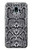 S2855 ラトルスネークスキン グラフィックプリント White Rattle Snake Skin Graphic Printed Samsung Galaxy J3 (2018) バックケース、フリップケース・カバー