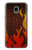 S2988 火災ラリー車のタイヤ Rally Car Tire Fire Samsung Galaxy J3 (2018) バックケース、フリップケース・カバー