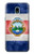 S3003 コスタリカサッカー Costa Rica Football Soccer Flag Samsung Galaxy J3 (2018) バックケース、フリップケース・カバー