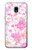 S3036 ピンクフラワーフローラ Pink Sweet Flower Flora Samsung Galaxy J3 (2018) バックケース、フリップケース・カバー