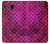 S3051 ピンク人魚のスケール Pink Mermaid Fish Scale Samsung Galaxy J3 (2018) バックケース、フリップケース・カバー