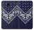 S3357 ネイビーブルーバンダナパターン Navy Blue Bandana Pattern Samsung Galaxy J3 (2018) バックケース、フリップケース・カバー