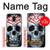 S0223 吸血鬼 スカル タトゥー Vampire Skull Tattoo Samsung Galaxy J6 (2018) バックケース、フリップケース・カバー