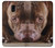 S0519 ピットブルの顔 PitBull Face Samsung Galaxy J6 (2018) バックケース、フリップケース・カバー