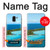 S0844 ボラボラ島 Bora Bora Island Samsung Galaxy J6 (2018) バックケース、フリップケース・カバー