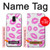 S2214 ピンクの唇のキス Pink Lips Kisses Samsung Galaxy J6 (2018) バックケース、フリップケース・カバー