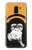 S2324 ヘッドフォンポップミュージックと面白い猿 Funny Monkey with Headphone Pop Music Samsung Galaxy J6 (2018) バックケース、フリップケース・カバー
