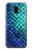 S3047 緑人魚のスケール Green Mermaid Fish Scale Samsung Galaxy J6 (2018) バックケース、フリップケース・カバー