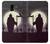 S3262 恐るべき 夜の月 墓地 Grim Reaper Night Moon Cemetery Samsung Galaxy J6 (2018) バックケース、フリップケース・カバー