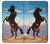 S0934 黒野生馬 Wild Black Horse Samsung Galaxy A8 (2018) バックケース、フリップケース・カバー